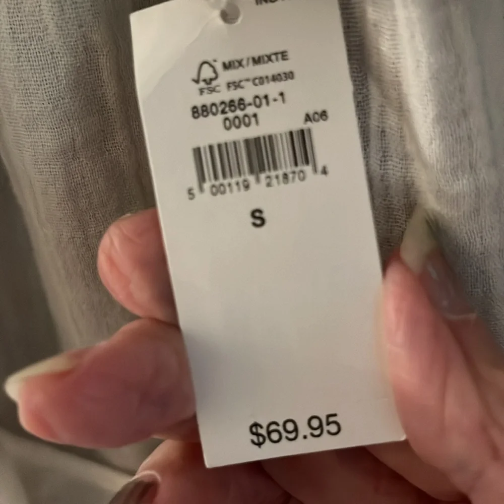 NWT GAP cotton lingerie set…gown and robe SZ S - Picture 4 of 12